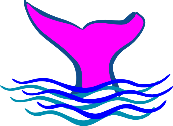 Mermaid Tail Svg Mermaid Svg Mermaid Tail Clipart Whale - Tail Clip Art (600x438), Png Download