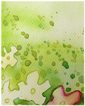 Nice Green Watercolor Background For A Website Poster - Tree (400x400), Png Download