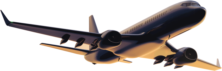 Flight Png - Plane Png (966x366), Png Download