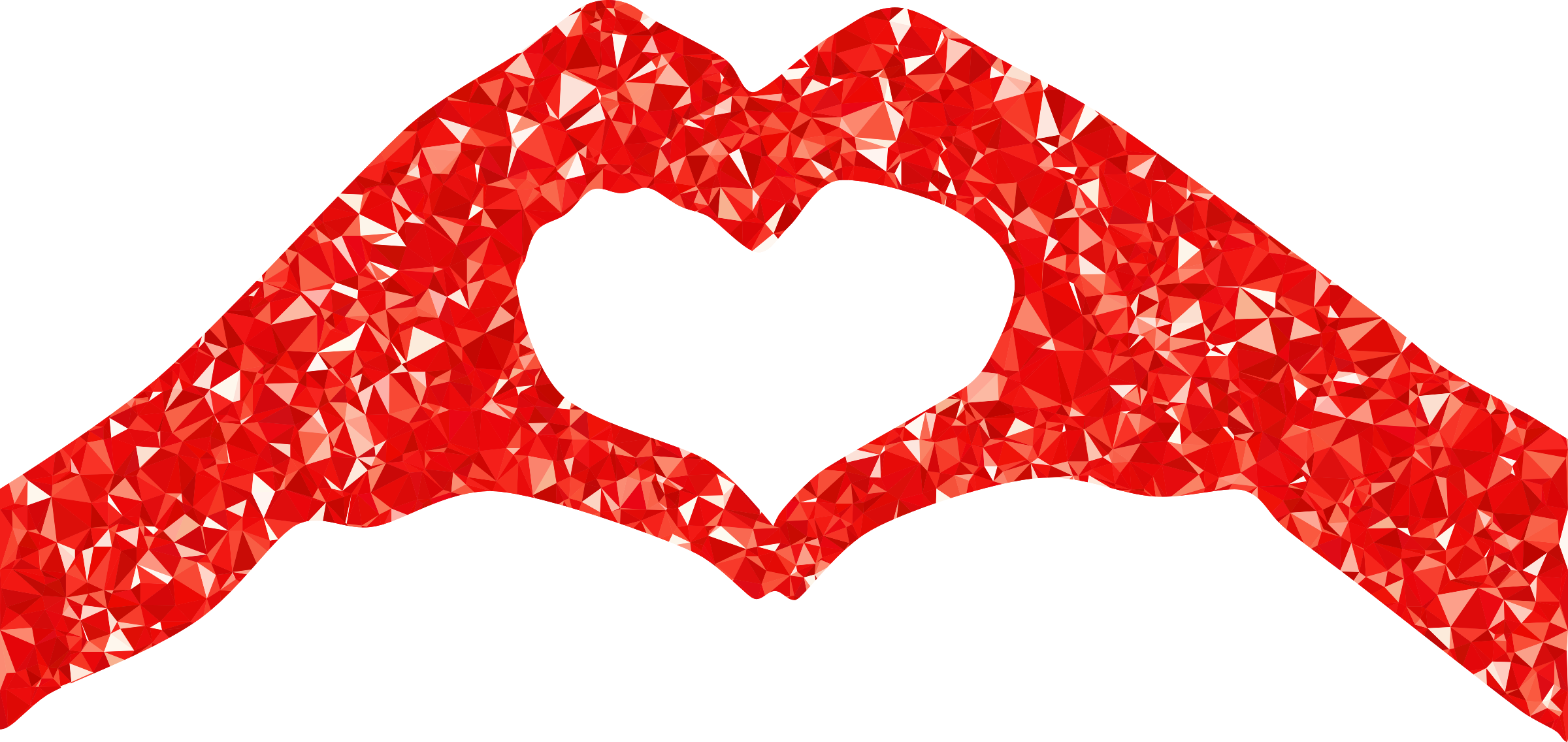 Heart Png Picture - New Background Hd Heart (2400x1136), Png Download