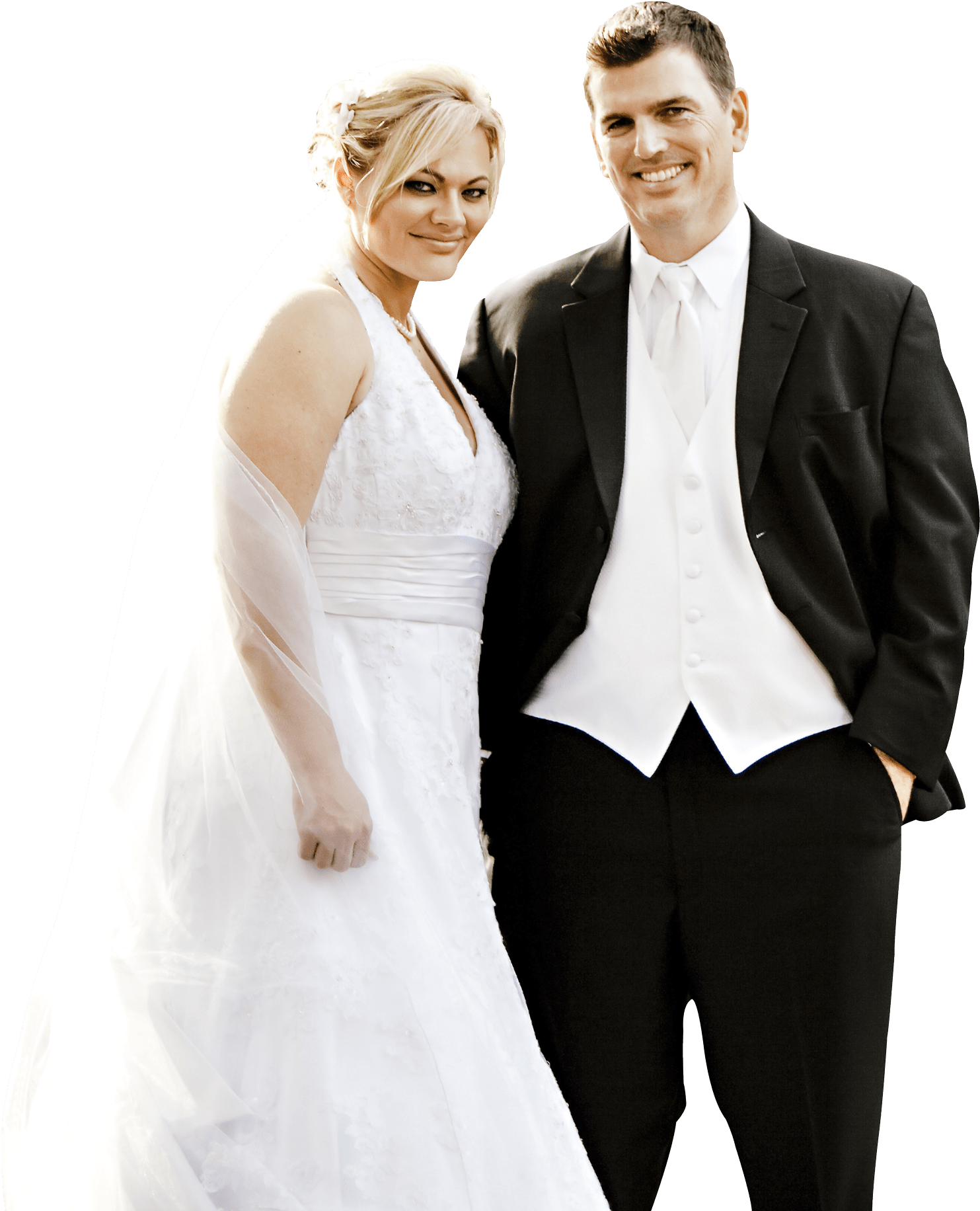 Wedding Couple Png Transparent Image - Wedding Vector Couple Png (500x597), Png Download