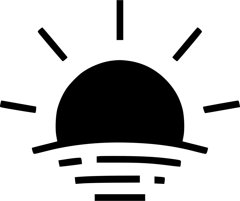 Png File - Sunrise Sunset Icon Png (980x820), Png Download