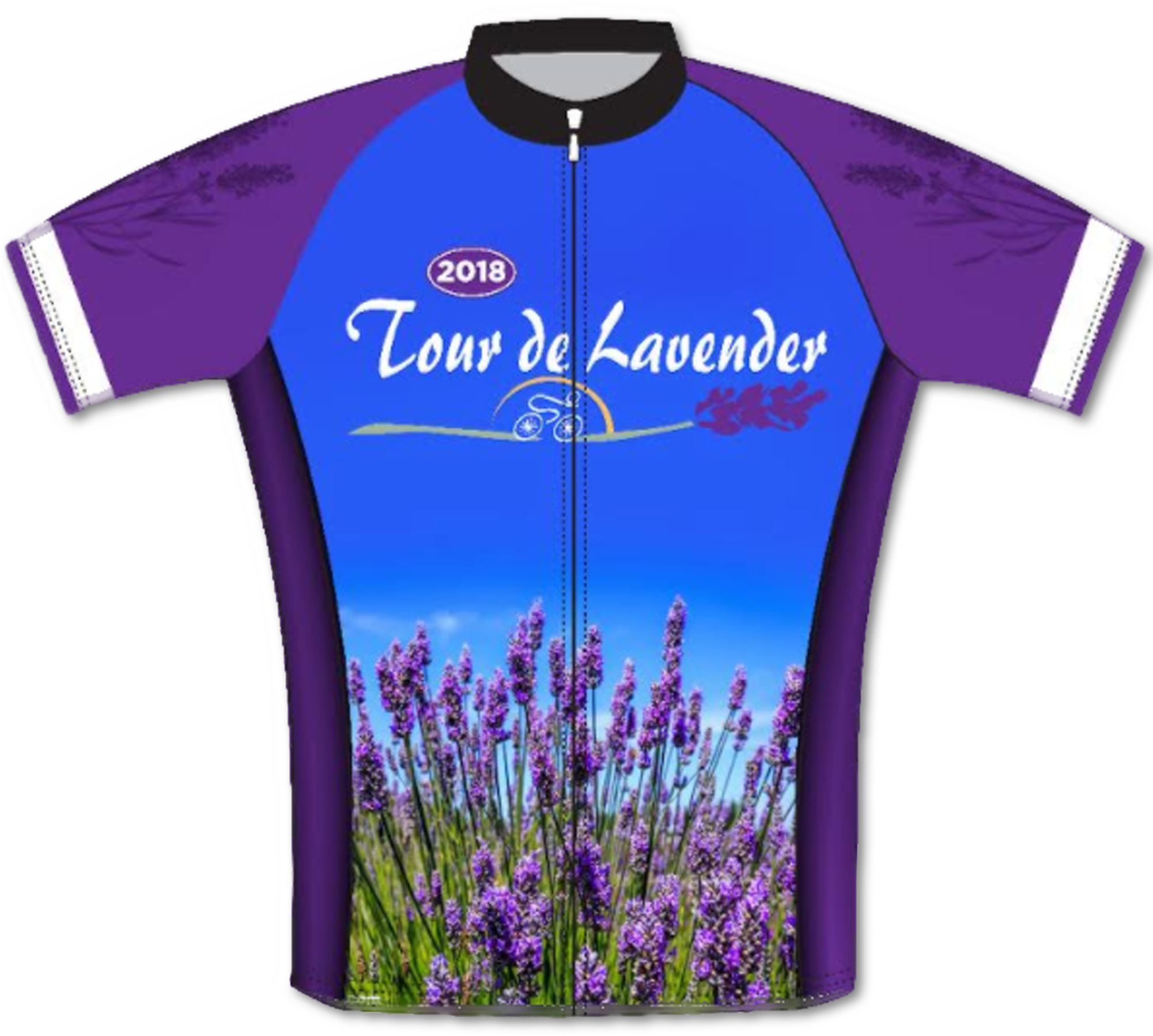 Home•tour De Lavender Jersey - Lavender Cycling Jersey (2000x2000), Png Download