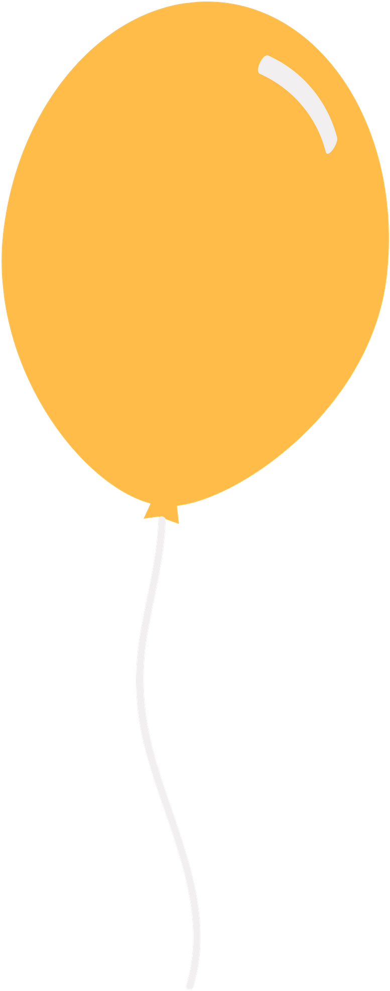 Yellow Balloon Png (1588x2246), Png Download