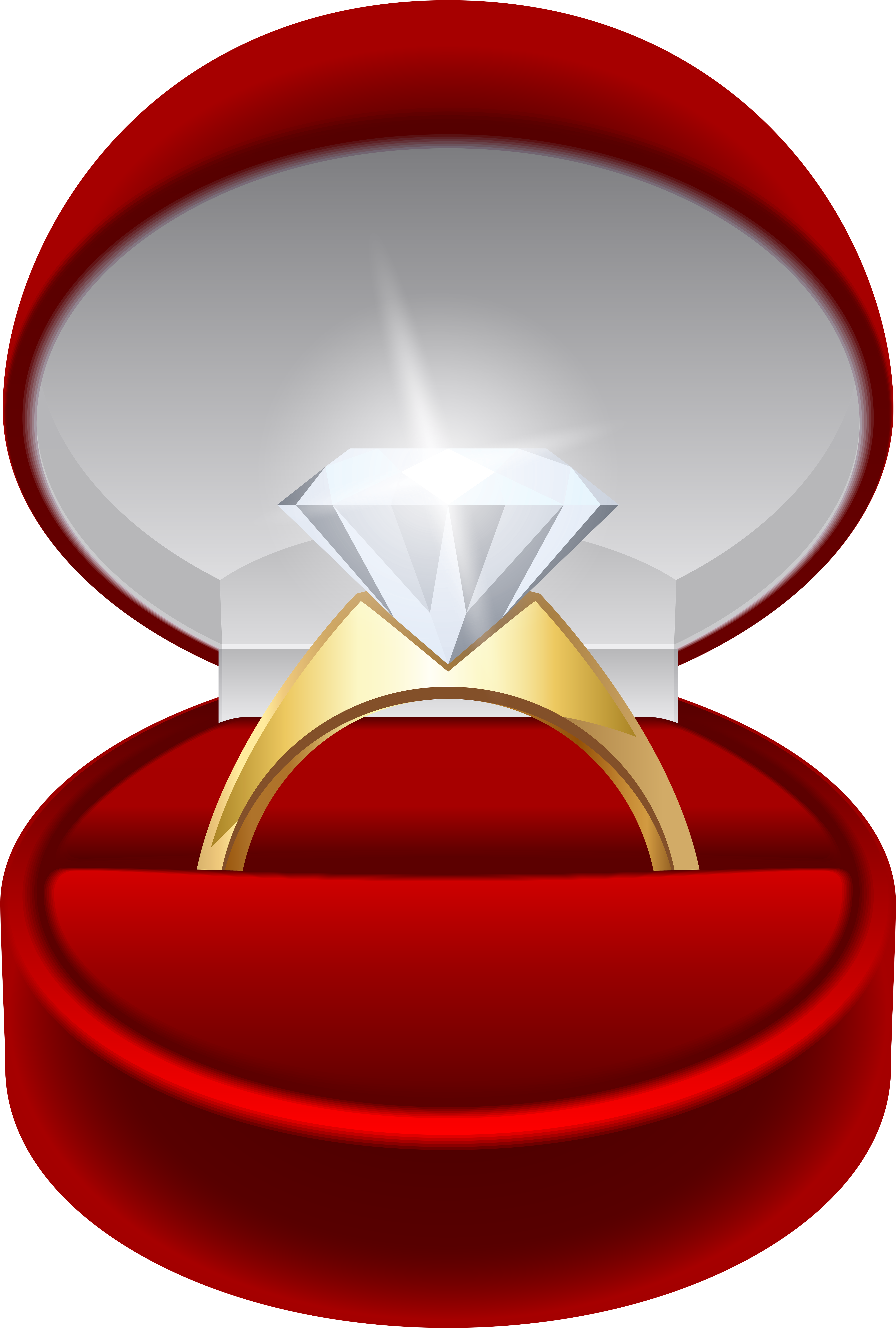 Engagement Rings Clipart Png (5462x8000), Png Download