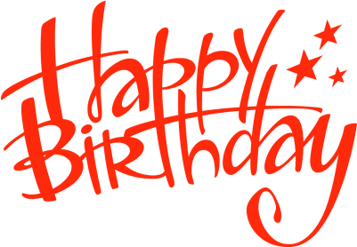 Happy Birthday Handwritten - Happy Birthday Text Png (400x400), Png Download