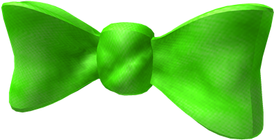 Neon Green Bow Tie - Roblox Green Bow Tie (420x420), Png Download