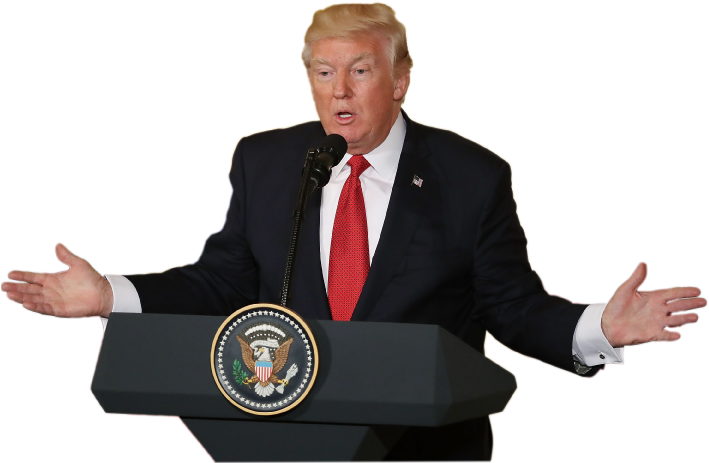 President Trump Png - Donald Trump Png (716x470), Png Download