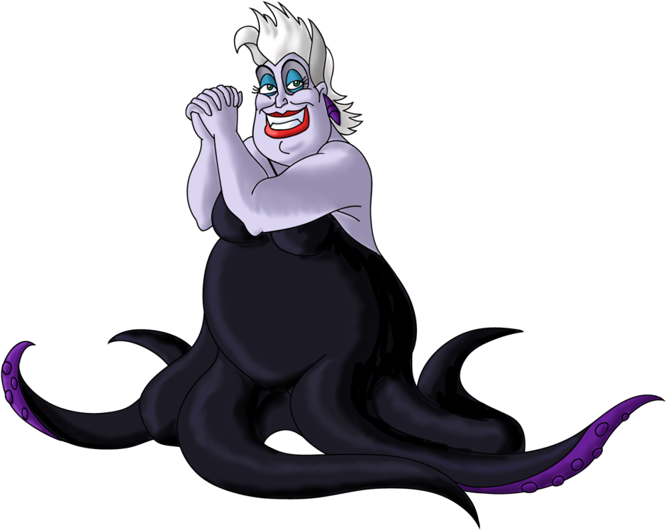 Disney Villain October - Little Mermaid Ursula Png (1003x796), Png Download
