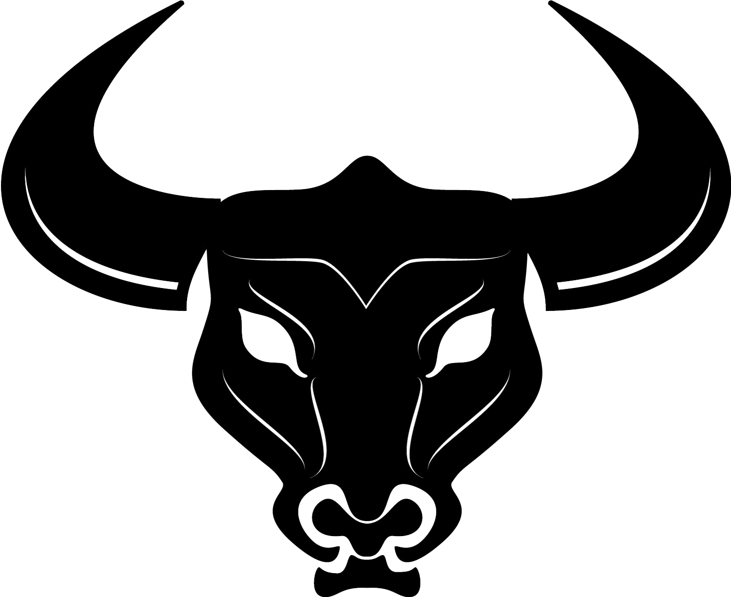 Bull Logo - Bull Skull Throw Blanket (1500x1225), Png Download