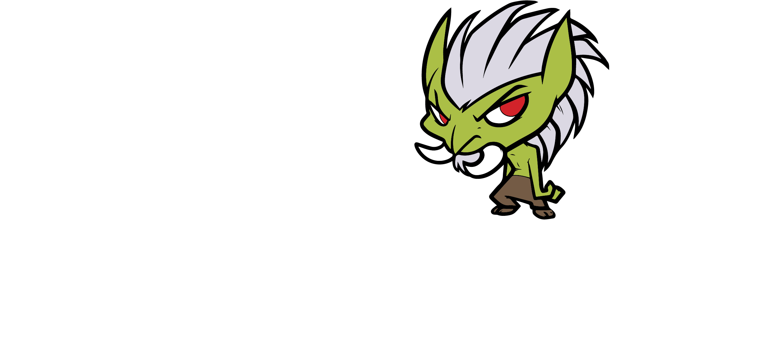 Trolls - Gg - Cartoon (3000x1308), Png Download