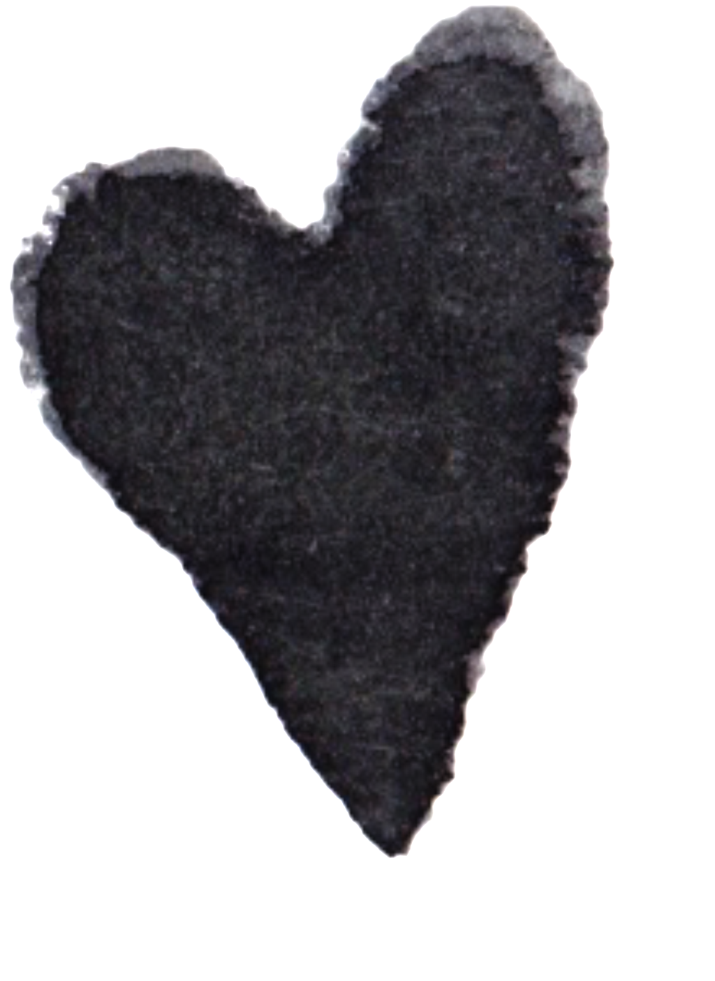 Three Dimensional Black Love Watercolor Transparent - Watercolor Painting (1024x1406), Png Download