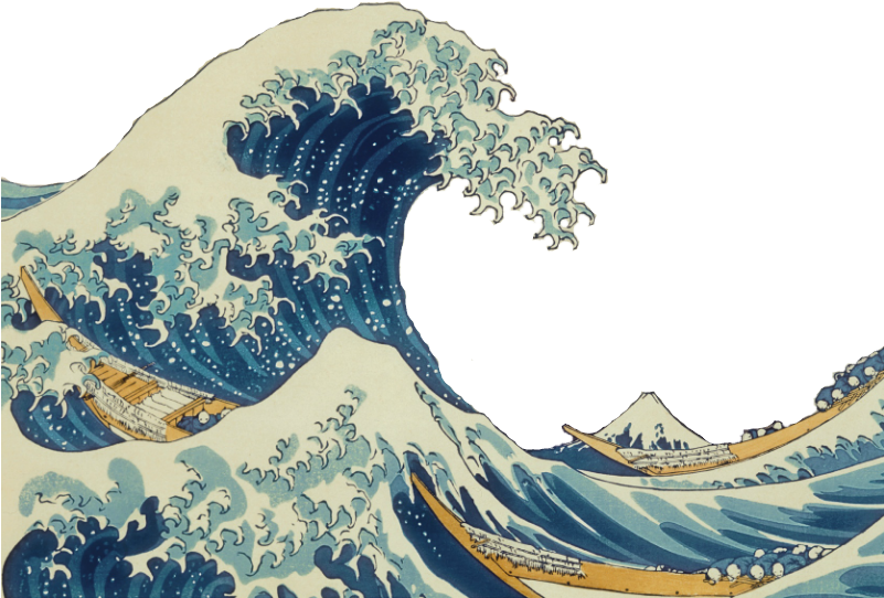 Photo Pictures To Paint, Art Is, Watercolor Quote, - Japanese Wave (800x600), Png Download