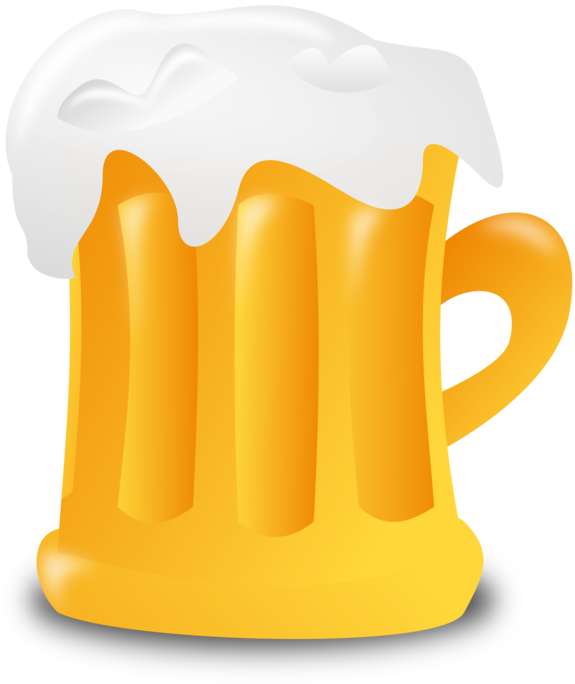 Glass Of Beer Vector Png (504x594), Png Download