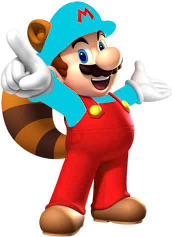 Ice Raccoon Mario - Mario Mario Party 9 (356x480), Png Download