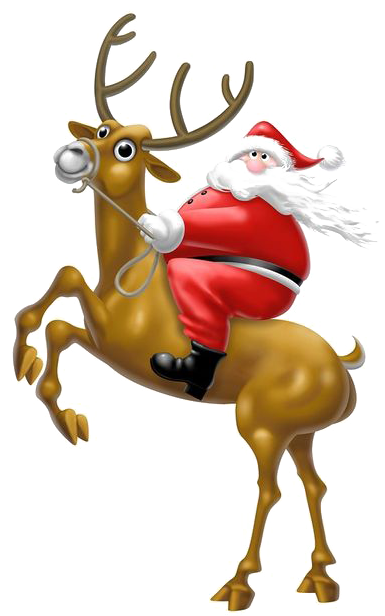Santa Claus Illustration, Christmas Deer, Christmas, - Santa Claus (564x615), Png Download