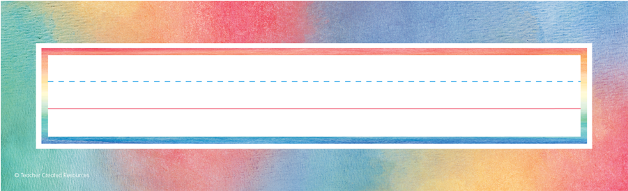 Tcr8969 Watercolor Flat Name Plates Image - Watercolor Flat Name Plates (900x900), Png Download