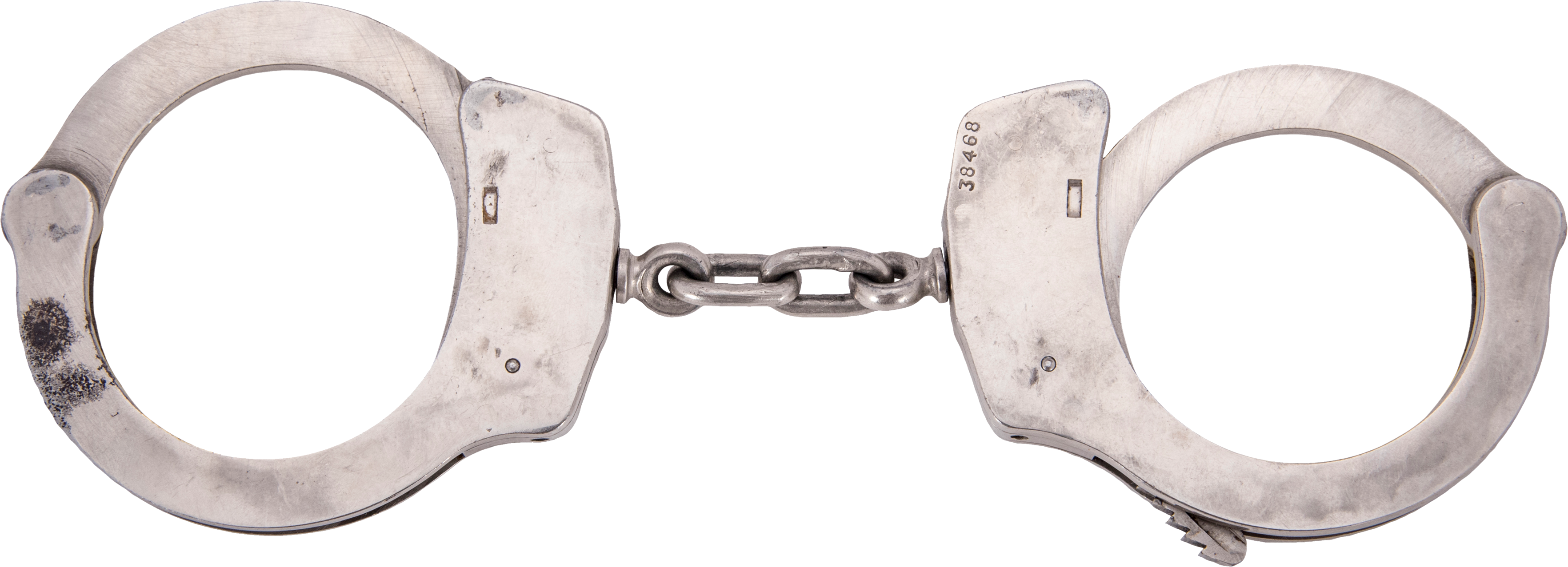 Download - Handcuff Png (3528x1277), Png Download