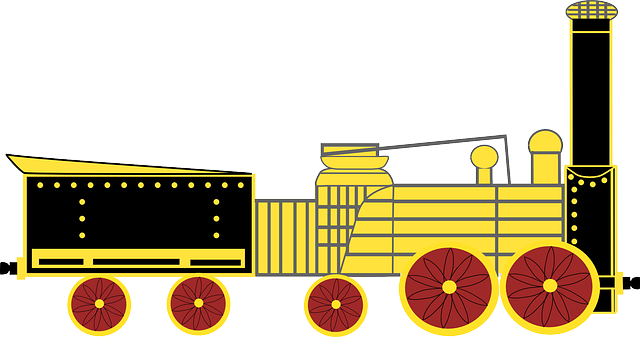 Locomotive, Railroad, Train, Toy Train - Train (640x337), Png Download