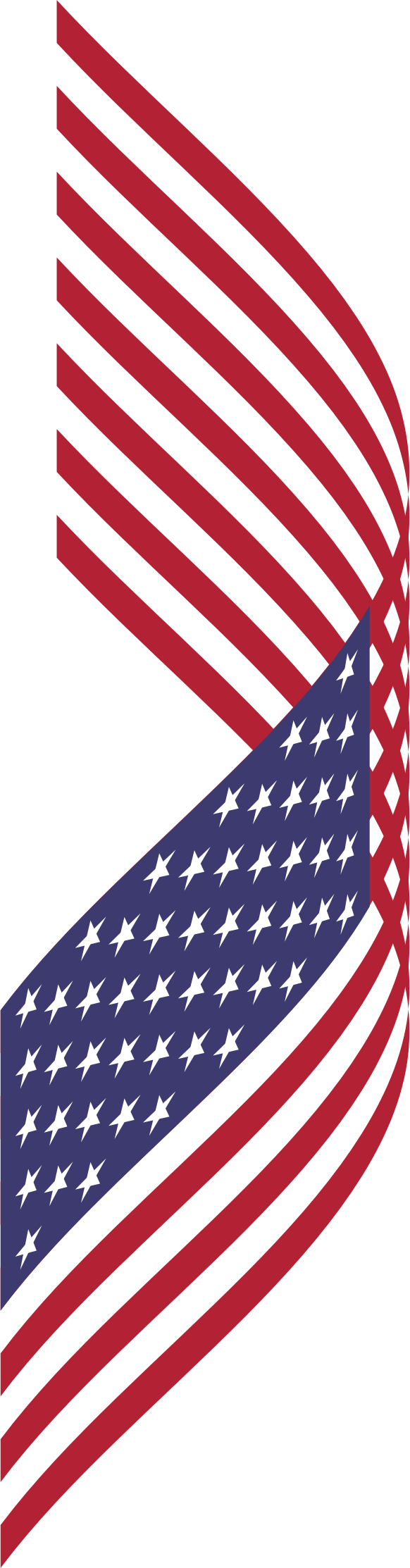 Big Image - Flag Of The United States (582x2226), Png Download