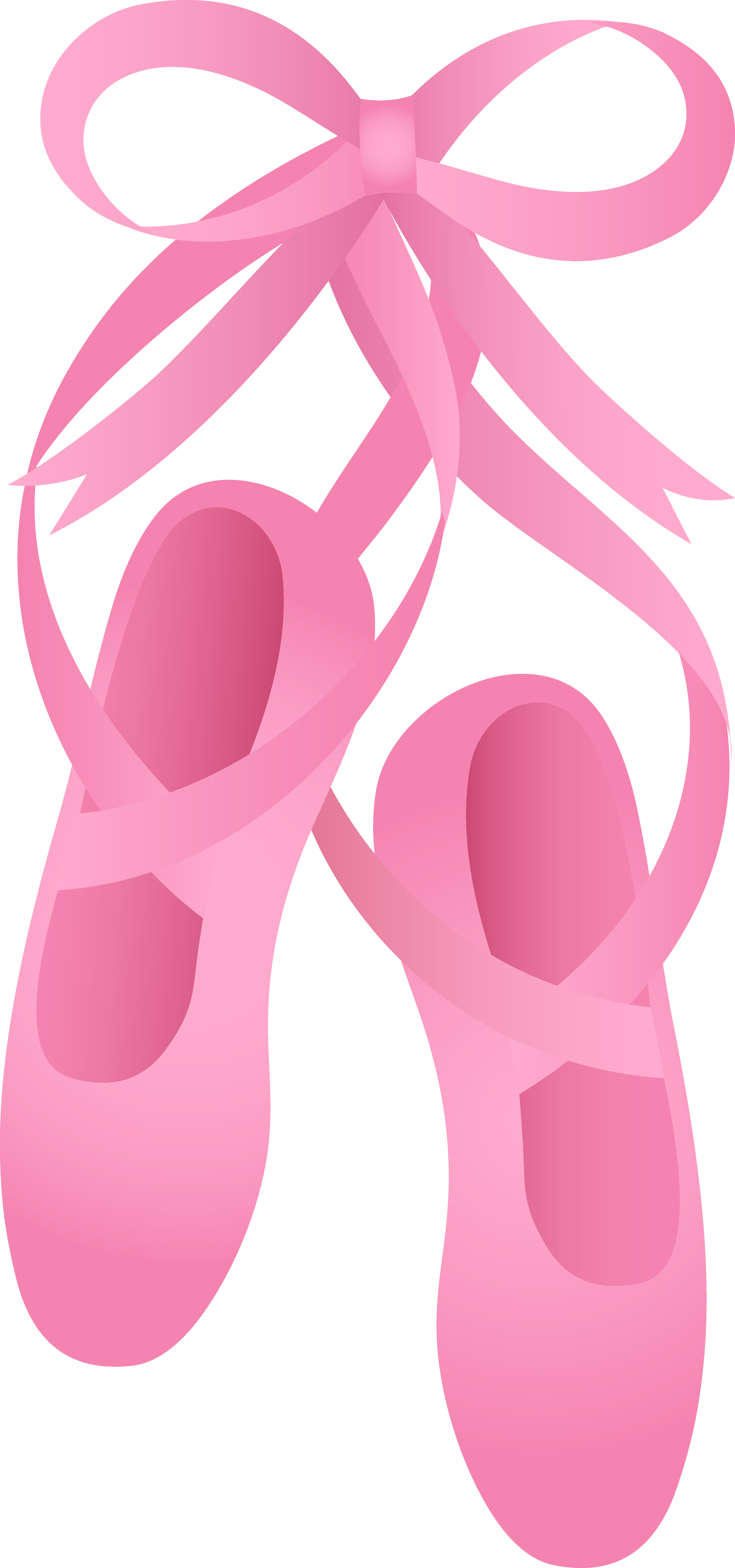 Ballet Shoes Clipart (3735x7972), Png Download
