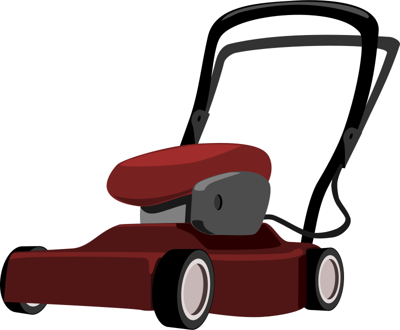 Free Lawn Mower - Lawn Mower Clipart Png (800x660), Png Download