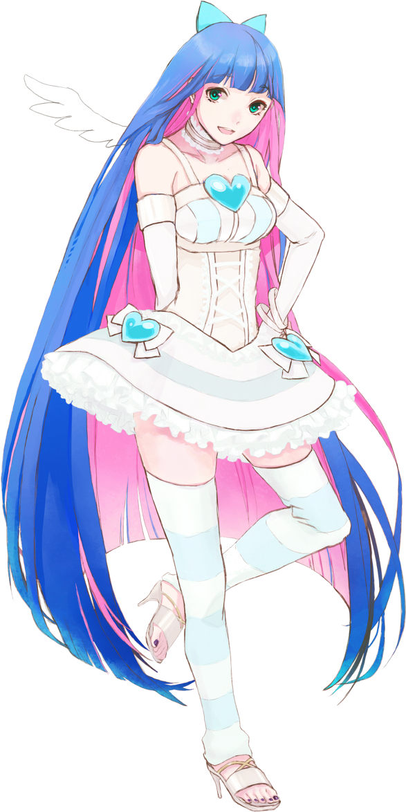Stocking Angel - Panty And Stocking With Garterbelt Angel (896x1194), Png Download