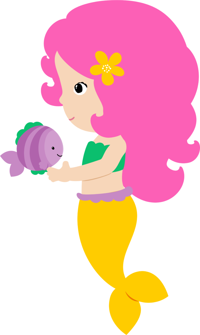 Mermaid Illustration, Mermaid Bathroom, Cute Mermaid, - Mermaid Clipart Png (646x1080), Png Download