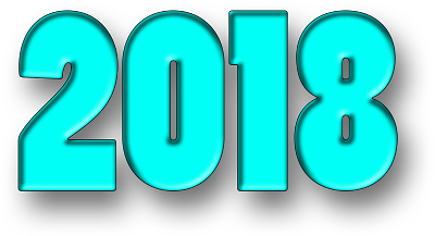 Happy New Year 2018 4k Videos, Hd 3d Png - Graphic Design (530x303), Png Download