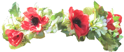 Green Flower Crown Png Graphic Royalty Free Stock - Flower Crown Png (500x245), Png Download
