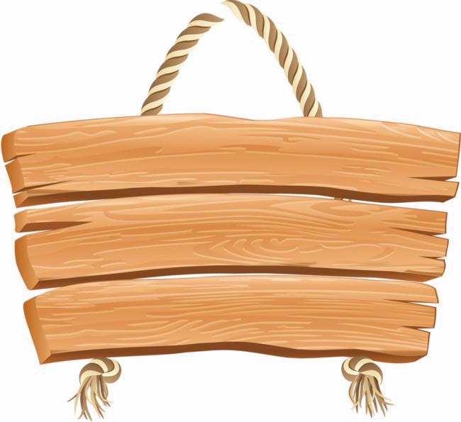 Wood Png Image - Hanging Wooden Board Png (650x595), Png Download