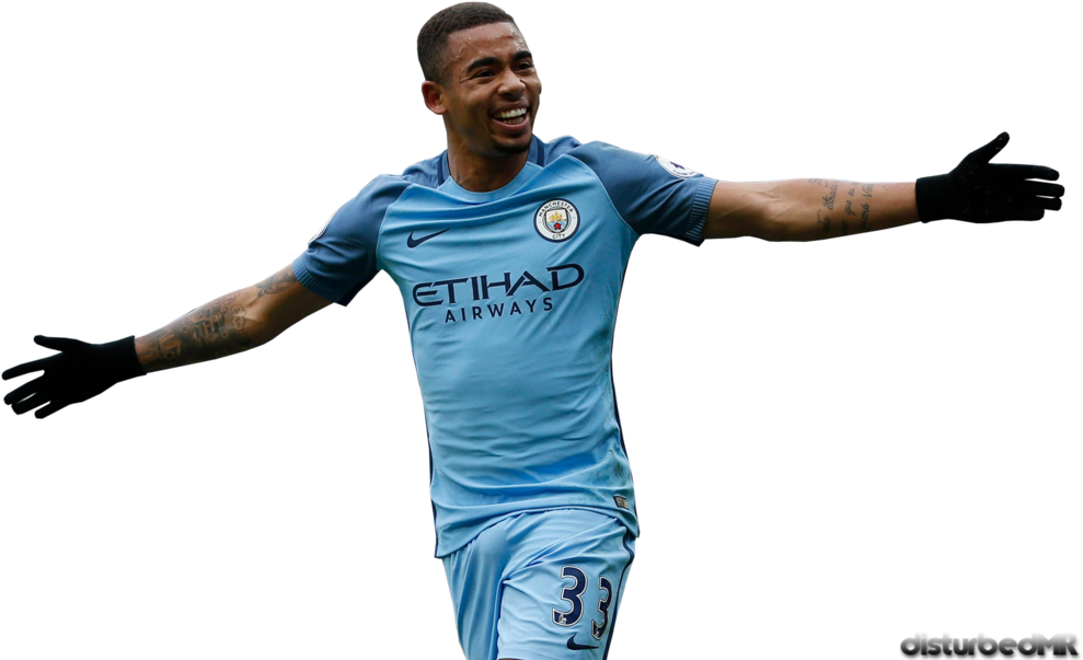 Man City Png - Jesus Man City Png (1024x664), Png Download