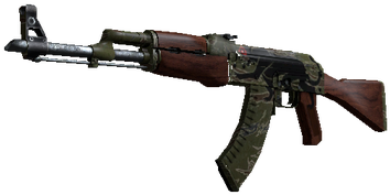 Ak-47 Jaguar - Ak 47 Fire Serpent Battle Scarred (360x360), Png Download