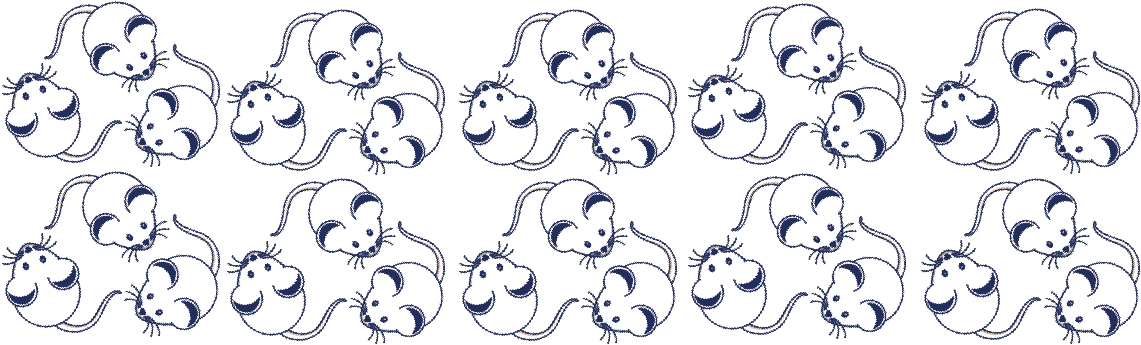 Total Mice Needed = 90 - Zazzle Mouse (white) Cartoon Charm Bracelet (1177x389), Png Download