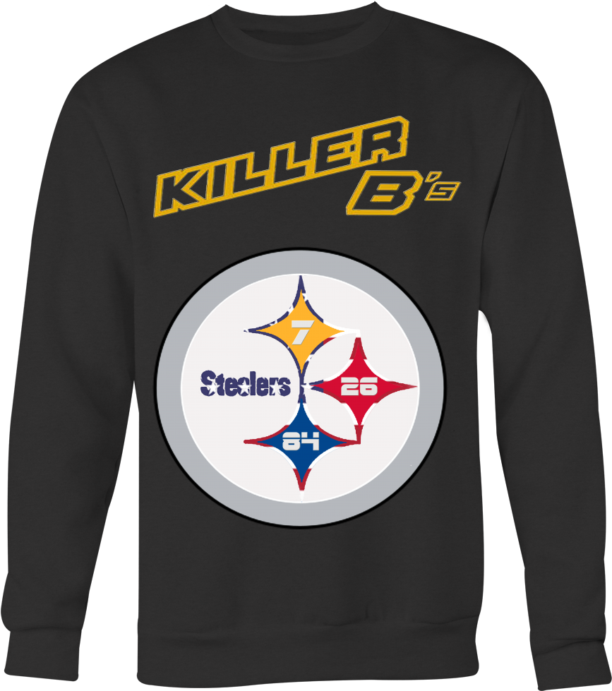 "killer B's" Pittsburgh Steelers Sweatshirt - Willesden Green Tube Station (1000x1000), Png Download