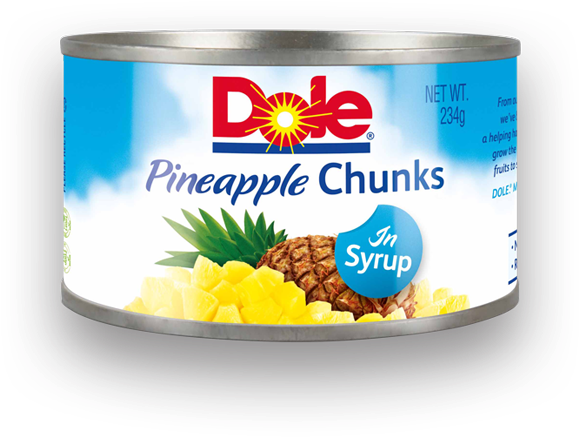 Dole Pineapple Chunks - 12 Packs : Dole Pineapple Chunks In Juice, 8-ounce (655x689), Png Download