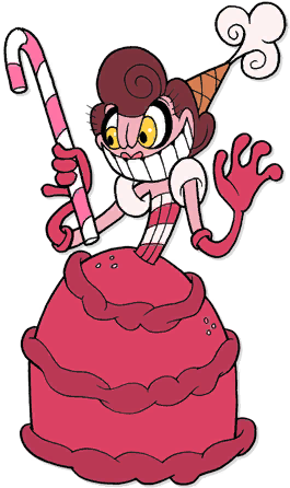 Bon Bon Crazy - Cuphead Von Bon Bon (270x454), Png Download