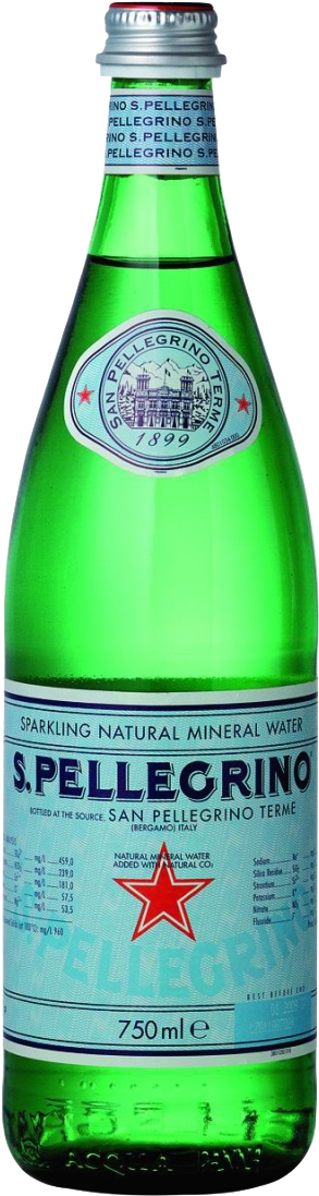 Pellegrino® Mineral Water In Aglass Bottle With Paper - Nz Lifestyle San Pellegrino Sparkling Water 750ml (360x1136), Png Download
