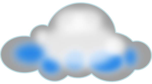 This Free Clip Arts Design Of Cloud Png (600x333), Png Download