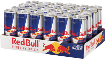 Product Image - Red Bull Energy Drink 250ml Can (400x500), Png Download