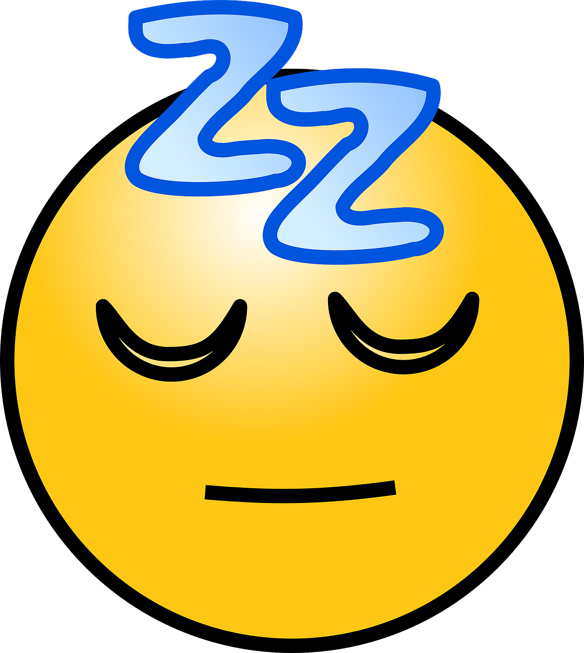 Emoticons Sleeping Face Medium Image Png - Sleep Clip Art (716x800), Png Download