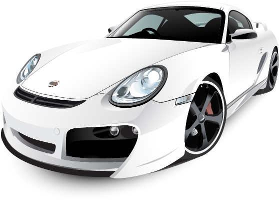 Download - Porsche Png (580x433), Png Download