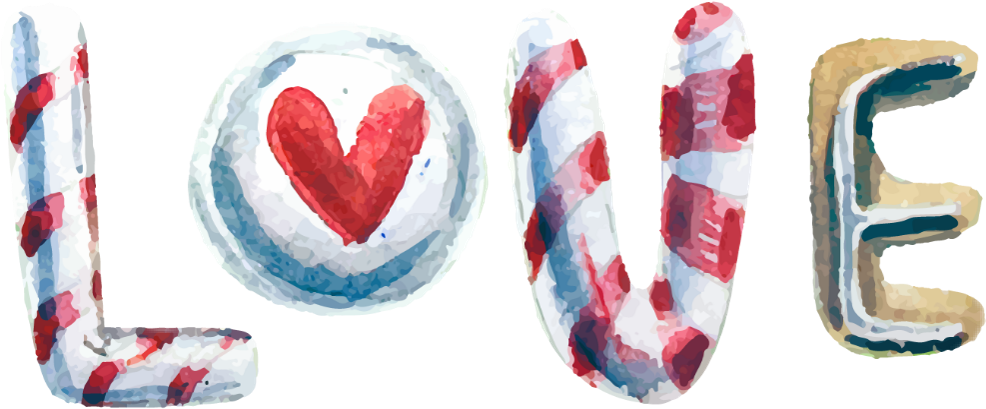 Heart Love Loveheart Watercolor Watercolour - Heart (585x240), Png Download