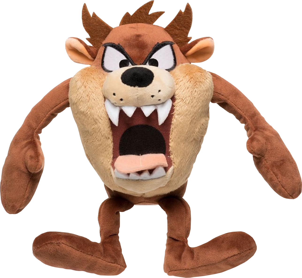 Looney - Looney Tunes Taz Plush (1288x1184), Png Download