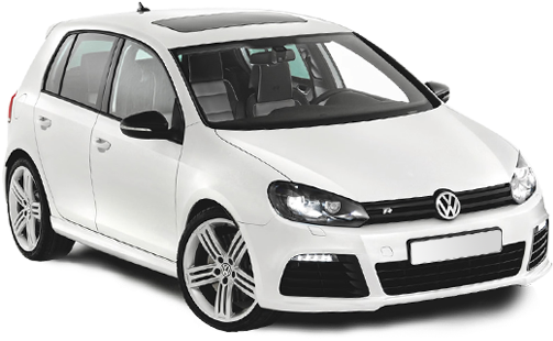 Volkswagen Png Car Image - Wolksvagen Golf 2012 Model (600x350), Png Download
