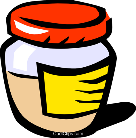 Mustard Jar - Jar Clip Art (473x480), Png Download