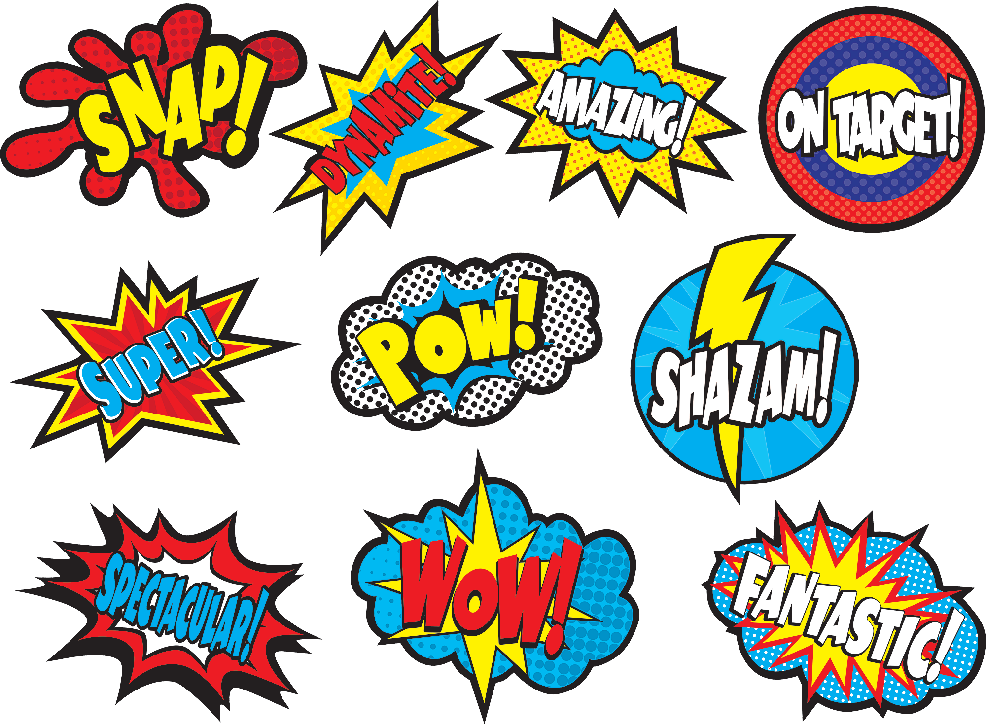 Superhero Cityscape Bulletin Board Display - Superhero Board (2000x1469), Png Download