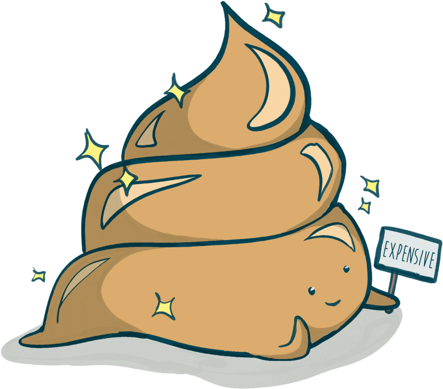 Golden Turd (1000x1000), Png Download
