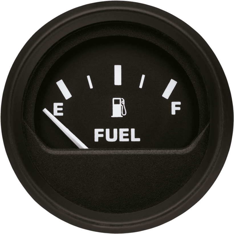 Free Png Fuel - Faria - 12801 Euro Fuel Level Gauge E-1/2-f (850x849), Png Download