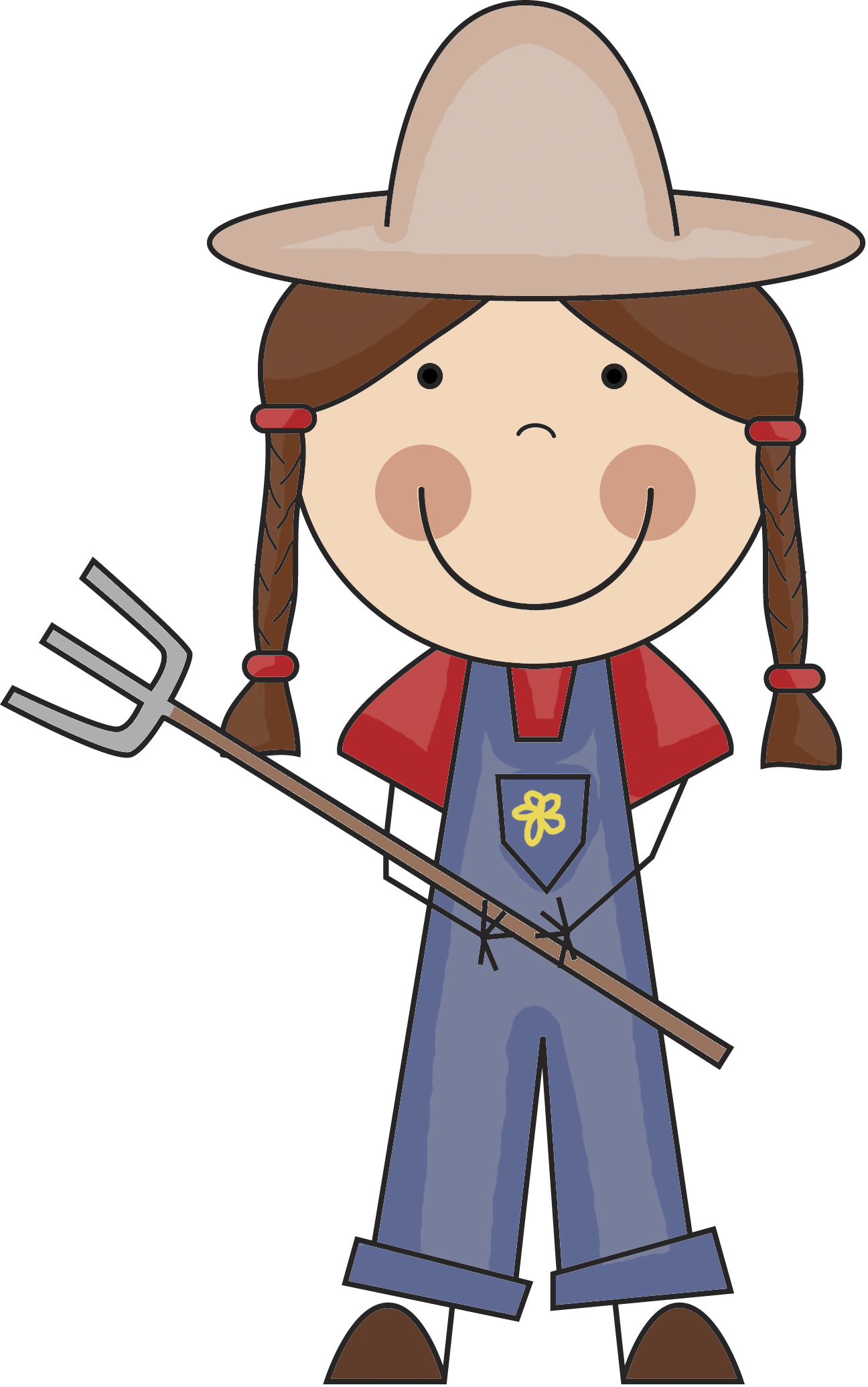 Farmer Woman Png (1296x2071), Png Download